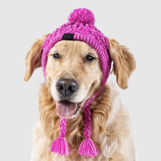 Canada Pooch - Polar Pom Pom Hat Pink