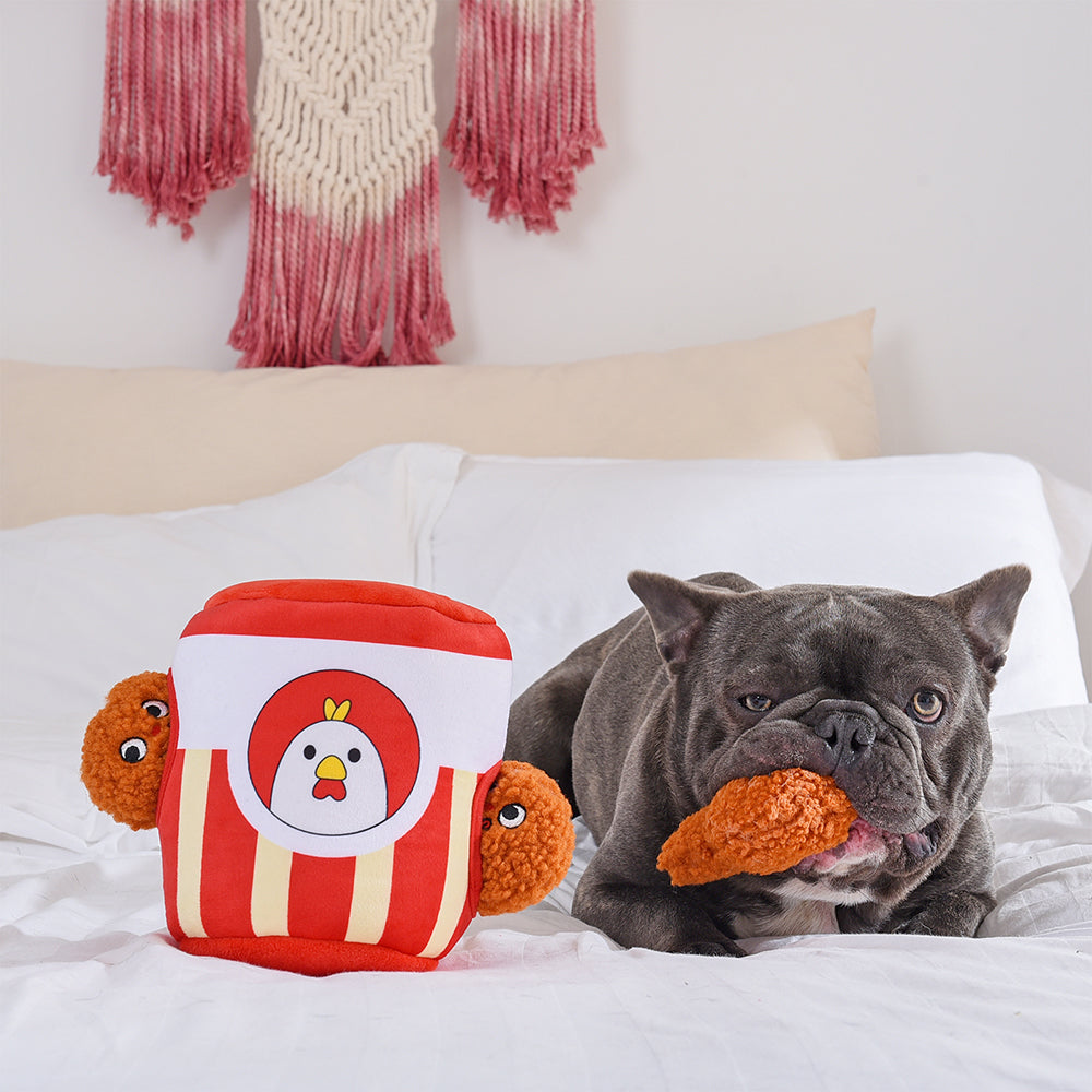 Hugsmart Fried Chicken Bucket Foraging Toy