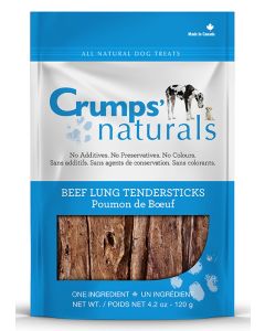 Crumps' Naturals - Beef Lung Tendersticks Dog Treat
