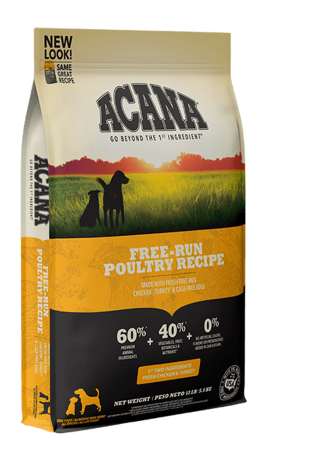 ACANA Free Run Poultry Formula Grain Free Dry Dog Food