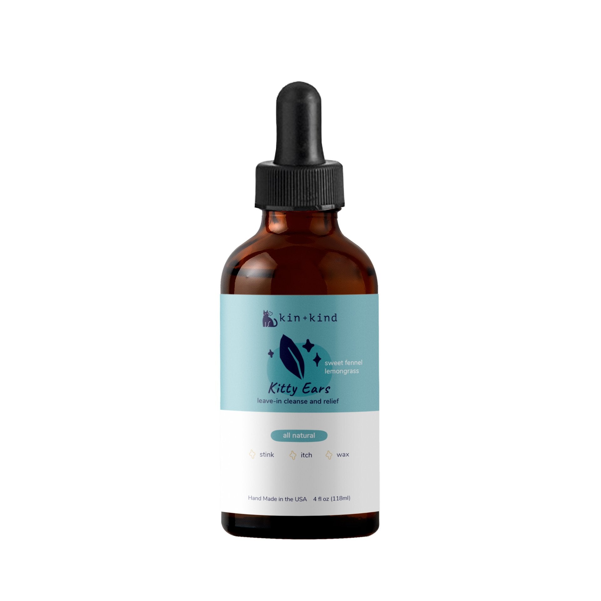 Kin + Kind Natural Kitty Ear Cleaner
