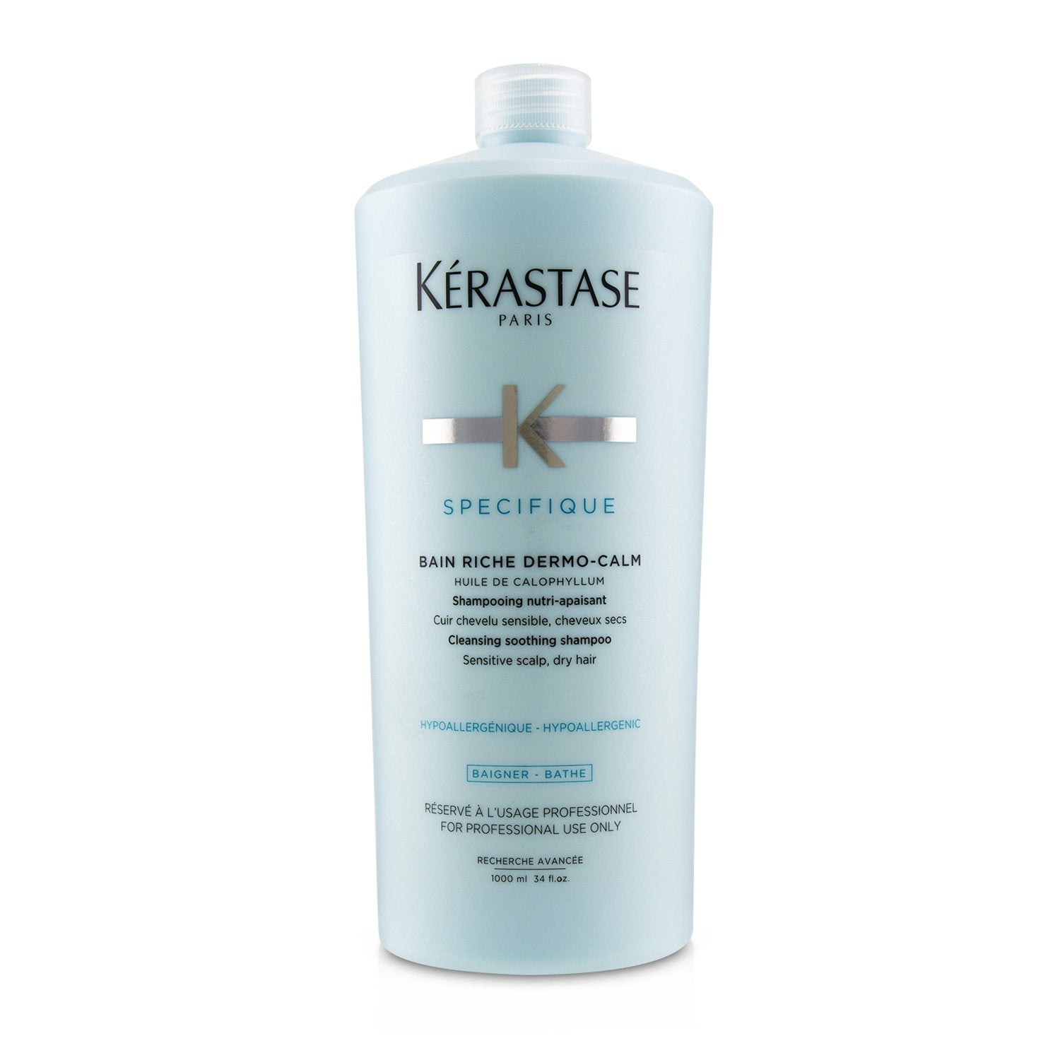 Kerastase Specifique Bain Riche Dermo-Calm Cleansing Soothing Shampoo (Sensitive Scalp, Dry Hair)