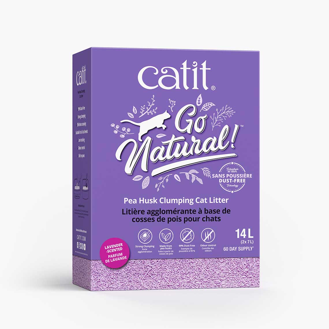 Catit Go Natural Pea Husk Litter 14L