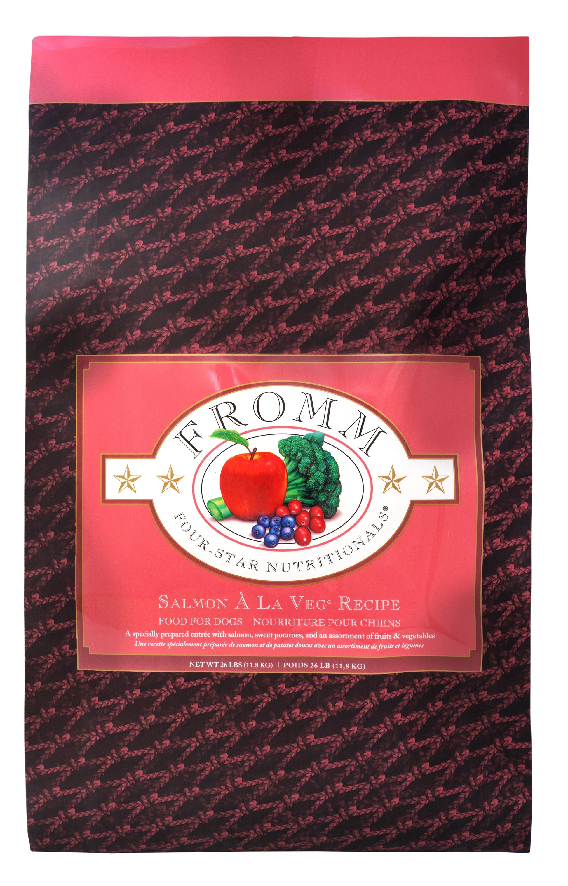 Fromm Four Star Grain Inclusive Salmon A La Veg Dry Dog Food