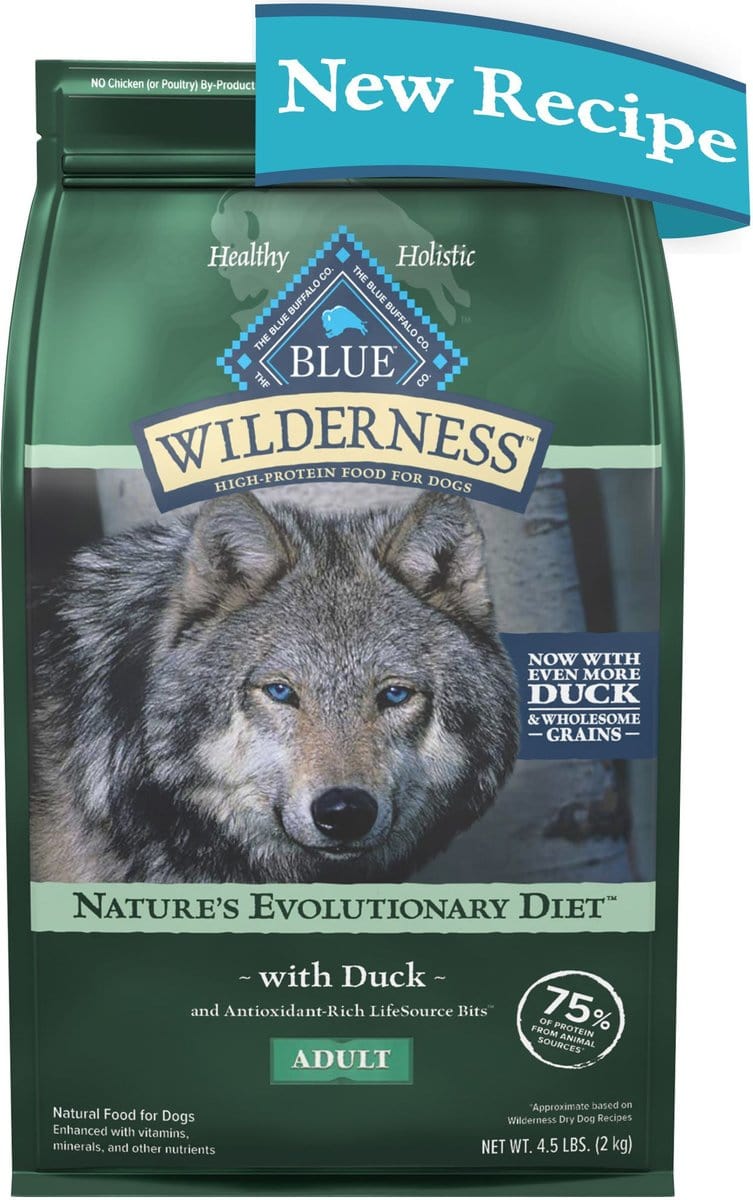 Blue Buffalo Wilderness Wholesome Grains Duck Recipe Adult Dry Dog Food