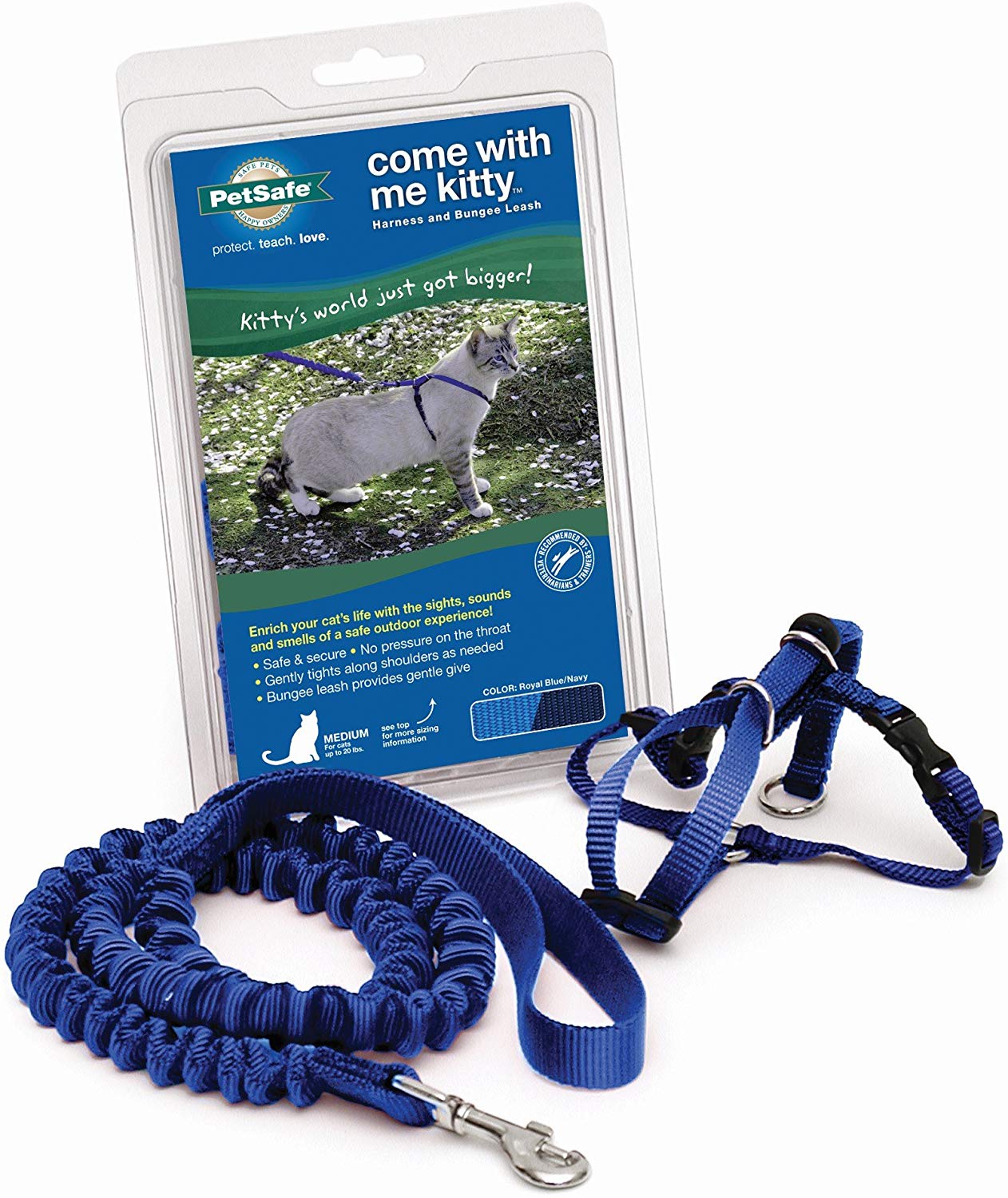 Come with me Kitty Harness and Bungee Leash