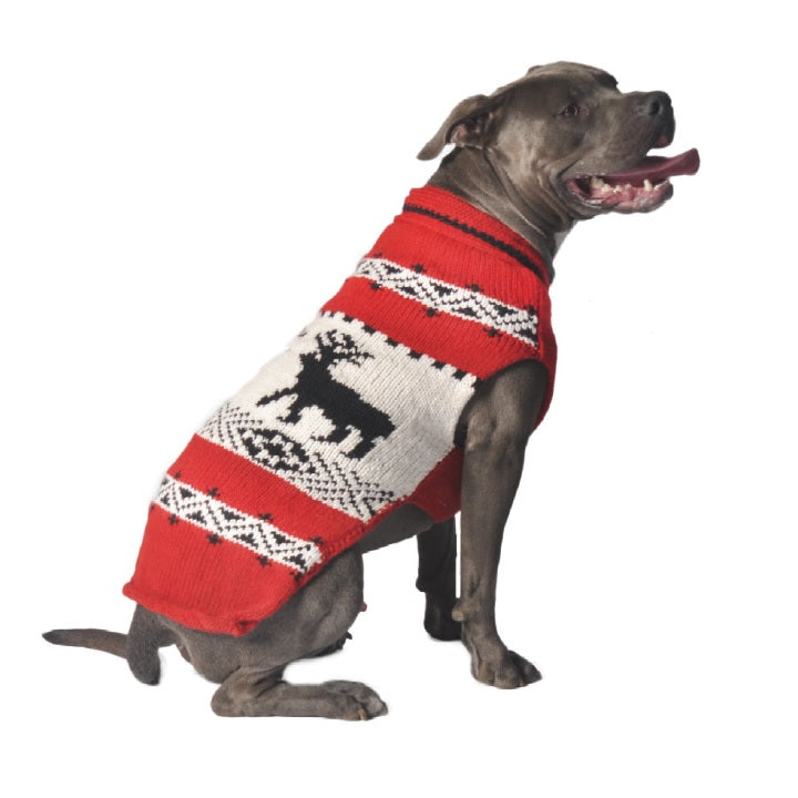 Chilly Dog - Red Reindeer Shawl
