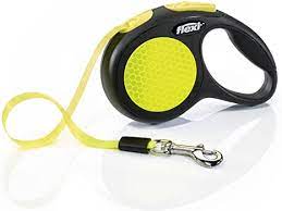 Flexi - New Neon Tape Leash - Yellow 5m