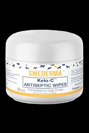 Keto-C Antiseptic Wipes for Dogs and Cats