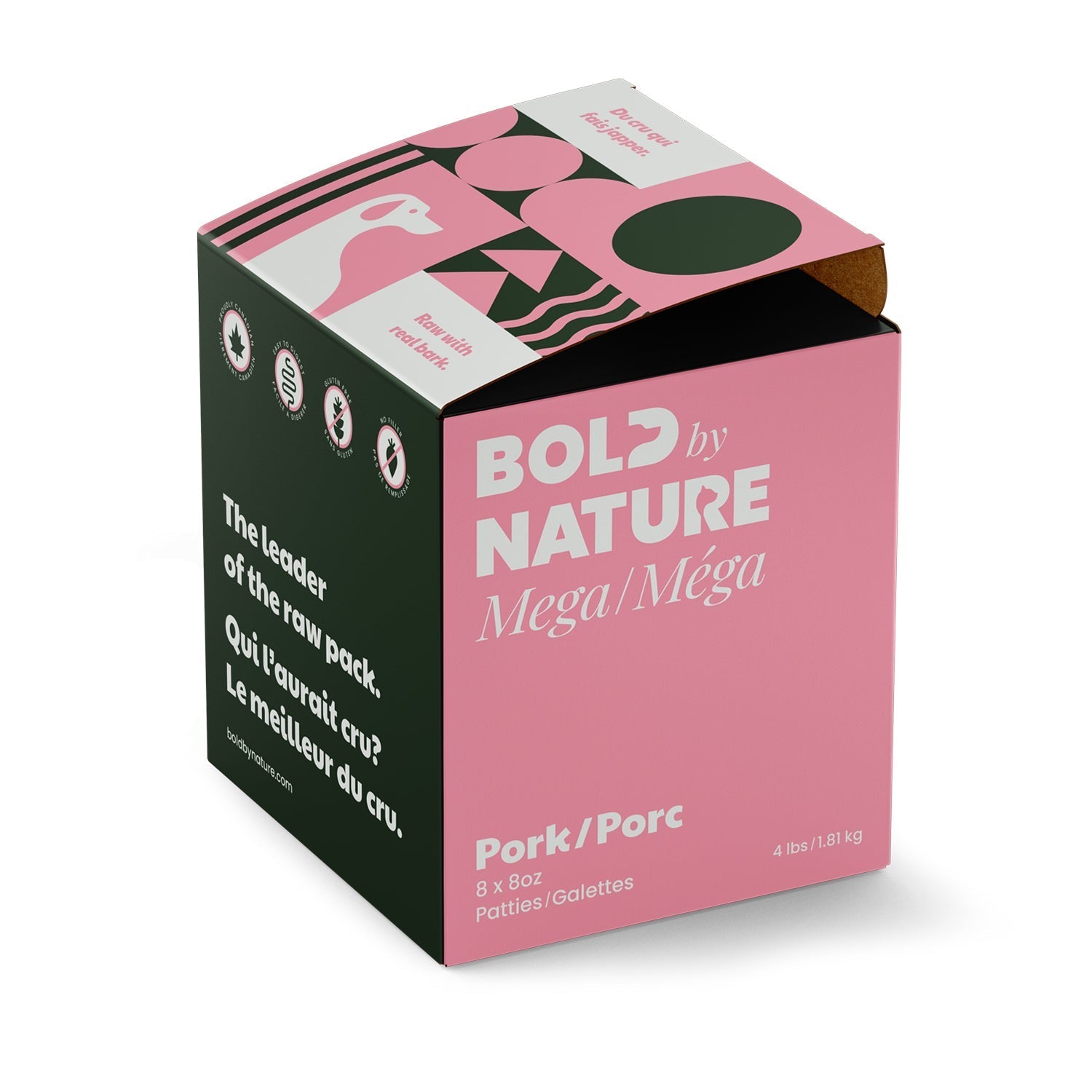 Bold By Nature Pork Patties 4lb